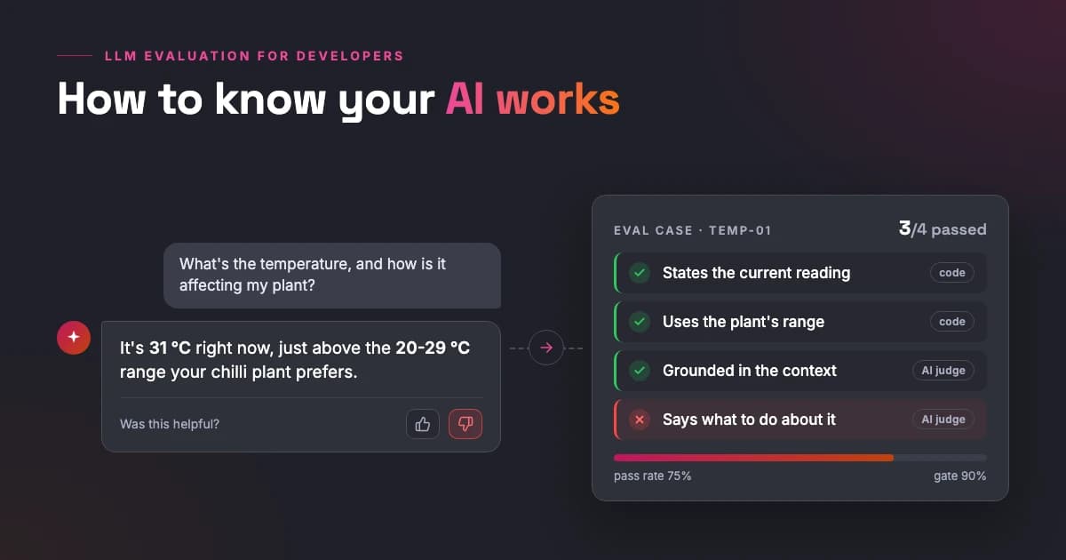 LLM Evaluation for Developers: How to Know Your AI Works